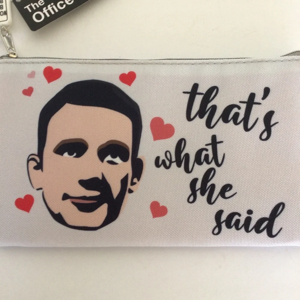 THE OFFICE MICHAEL SCOTT PENCIL POUCH NWT